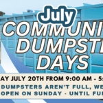 july 2024 edgewood new mexico dumpster day